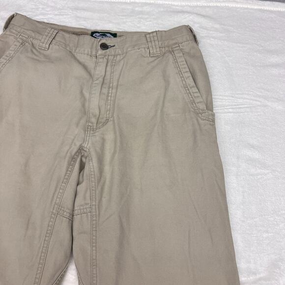 Arborwear Pants Mens 32x32 Cotton Beige Tan Canvas Tree Climber Workwear - Picture 3 of 9